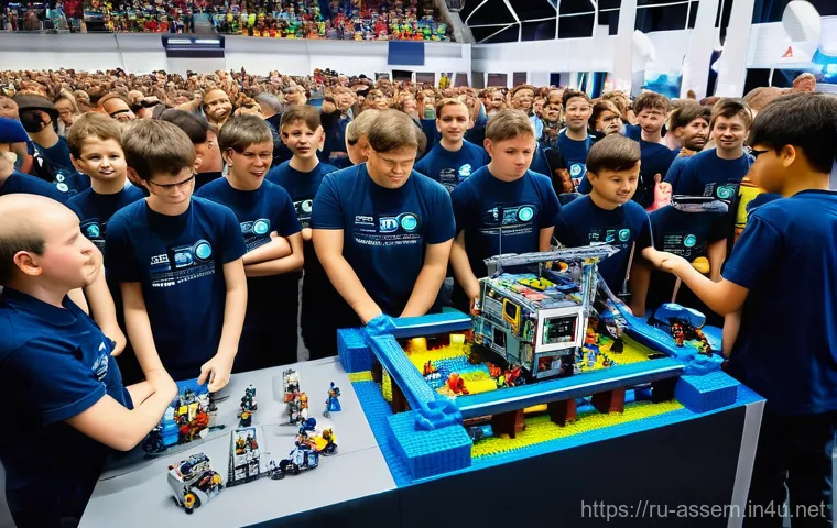 레고 관련 이벤트 소식 - **"Anticipation of LEGO's Return to Russia"**
    A brightly lit, optimistic scene depicting a diver...
