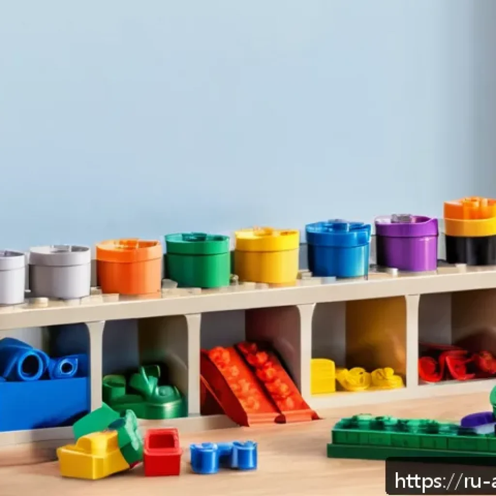 레고로 구현한 게임 캐릭터 디자인 - A detailed scene featuring a classic LEGO minifigure standing on a workbench surrounded by various c...
